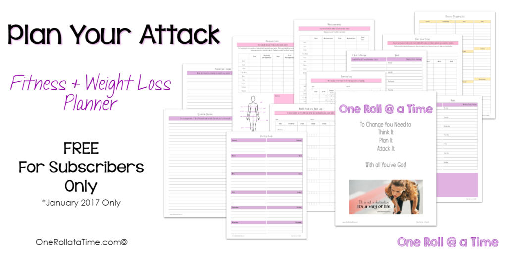 Plan Your Attack - Fitness & Weight Loss Planner
