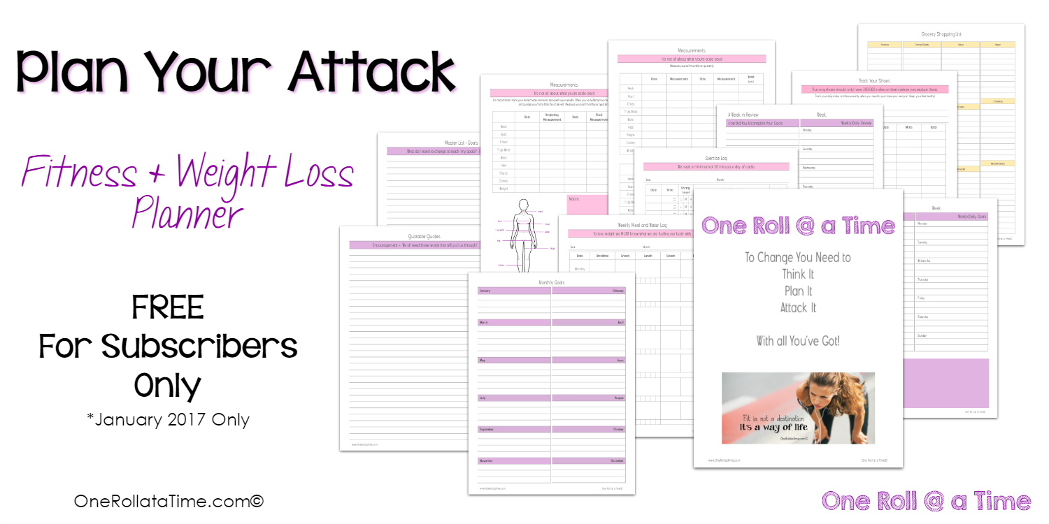 Plan Your Attack – Fitness & Weight Loss Planner